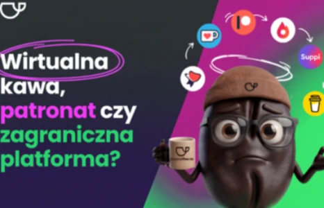 Wirtualna kawa, patronat czy zagraniczna platforma?