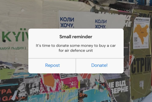 Car fundraiser for Ukraine